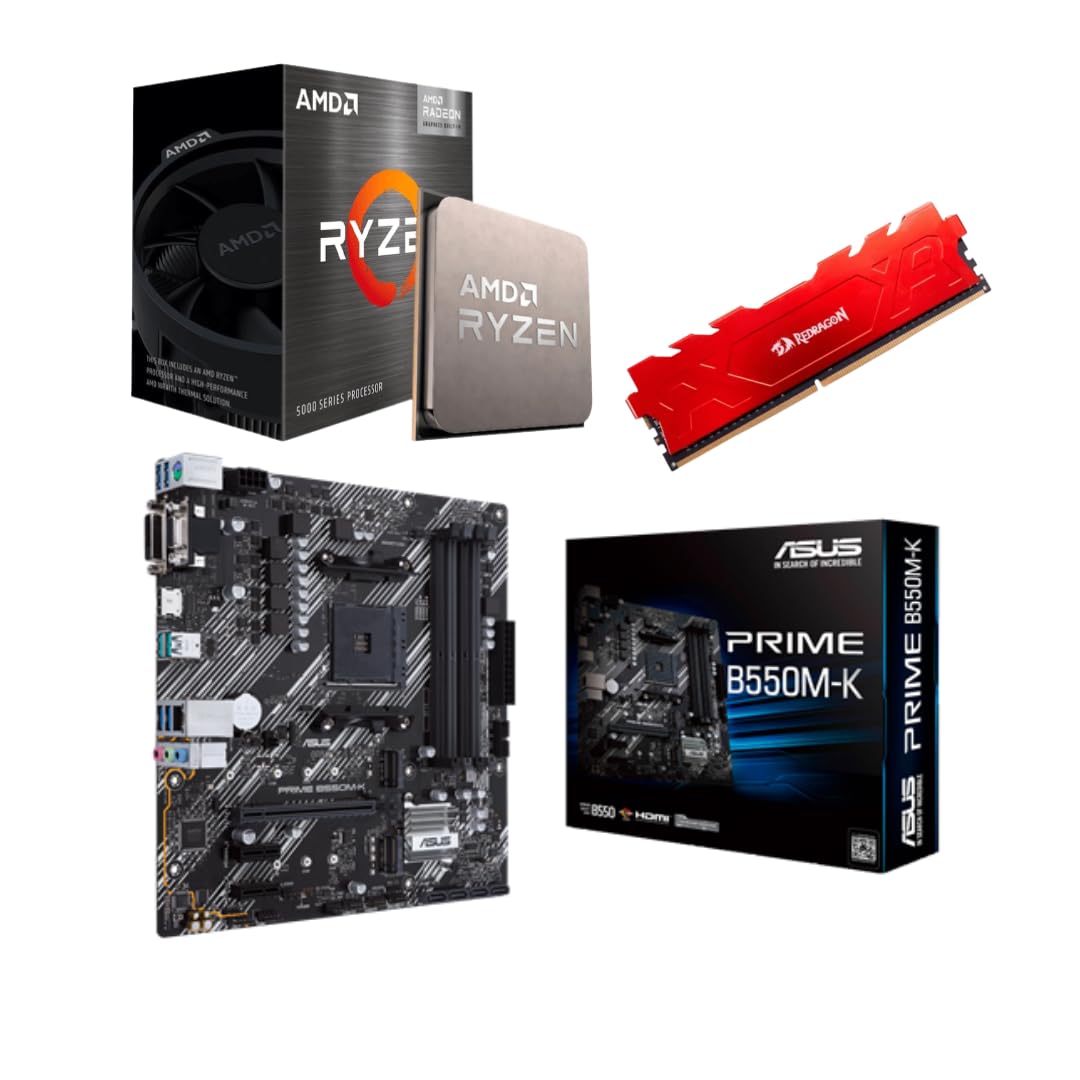 Kit Upgrade Gamer Amd Ryzen 7 5700x + B550m-k + 16gb 3200mhz